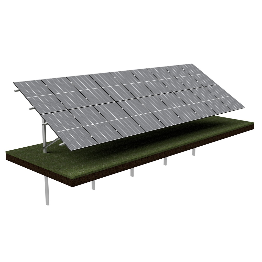 KG Stół jednopodporowy dla 18PV (2x9), układ PIONOWY, moduł do szerokości 114cm / wysokości 180cm