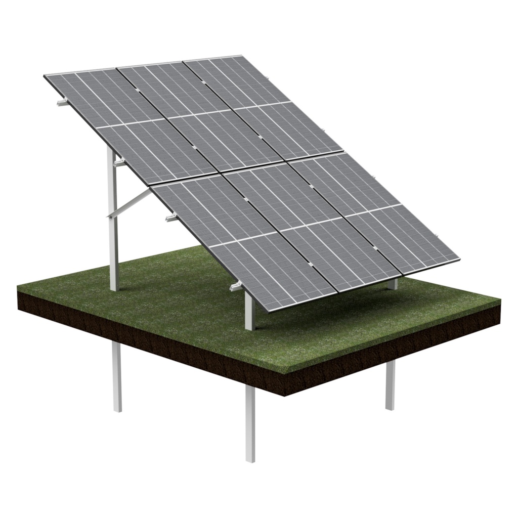 [KG-DPV 2X3 "L"] KG Stół dwupodporowy dla 6PV (2x3), układ PIONOWY, moduł do szerokości 113,5cm / wysokości 220cm