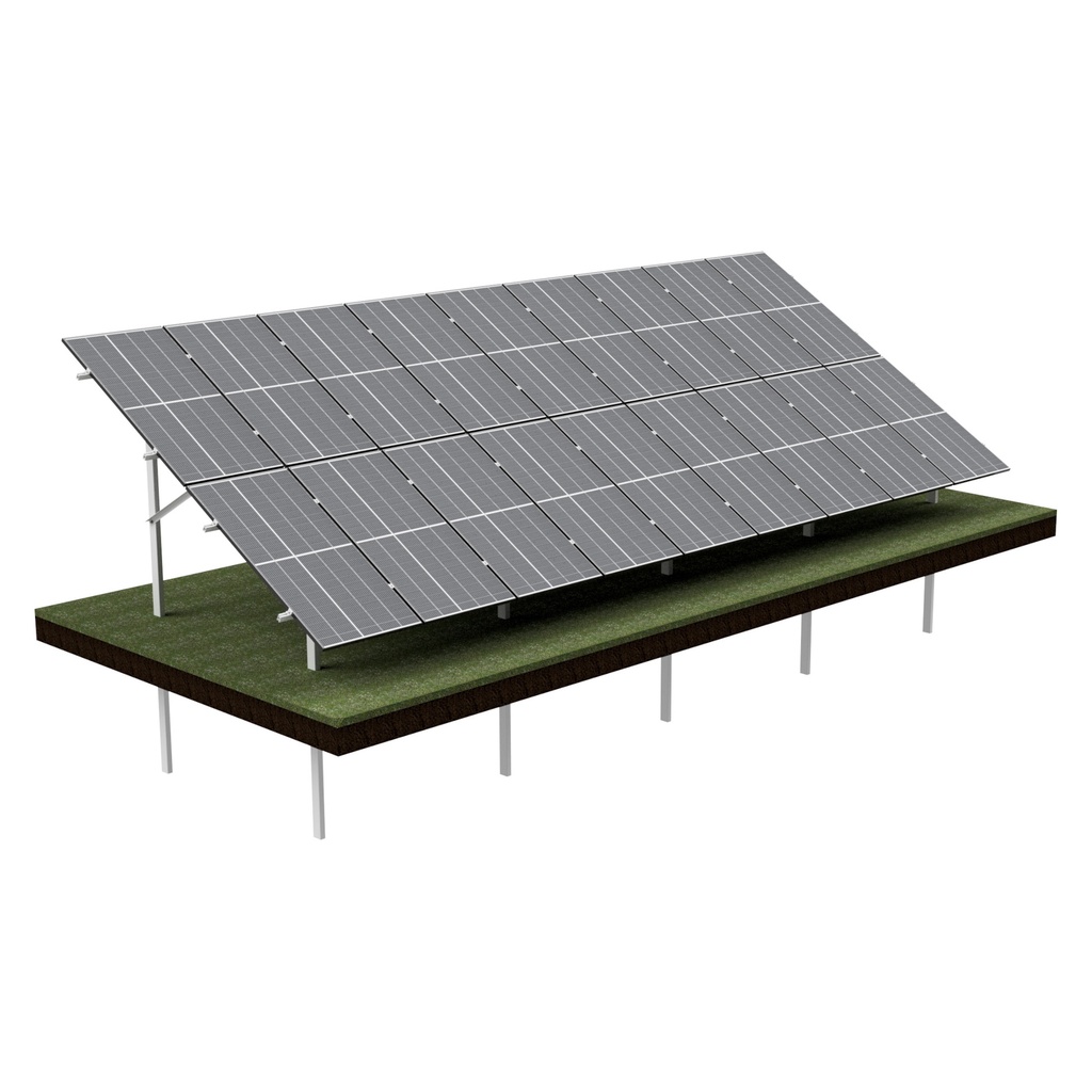 [KG-DPV 2X9 "L"] KG Stół dwupodporowy dla 18PV (2x9), układ PIONOWY, moduł do szerokości 113,5cm / wysokości 220cm