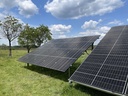 KG Stół jednopodporowy dla 10PV (2x5), układ PIONOWY, moduł do szerokości 114cm / wysokości 180cm