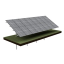 [KG_JPV 2x8] KG Konstrukcja gruntowa jednopodporowa dla 16PV (2x8), układ PIONOWY, moduł do szerokości 114cm / wysokości 180cm