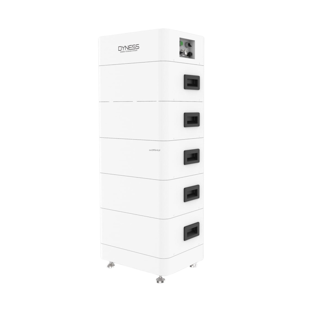 Zestaw Dyness Tower T17 - magazyn energii 17.76kWh HV // (BMS + 5x baterie) + GoodWe ET PLUS+ GW10KN-ET 16A