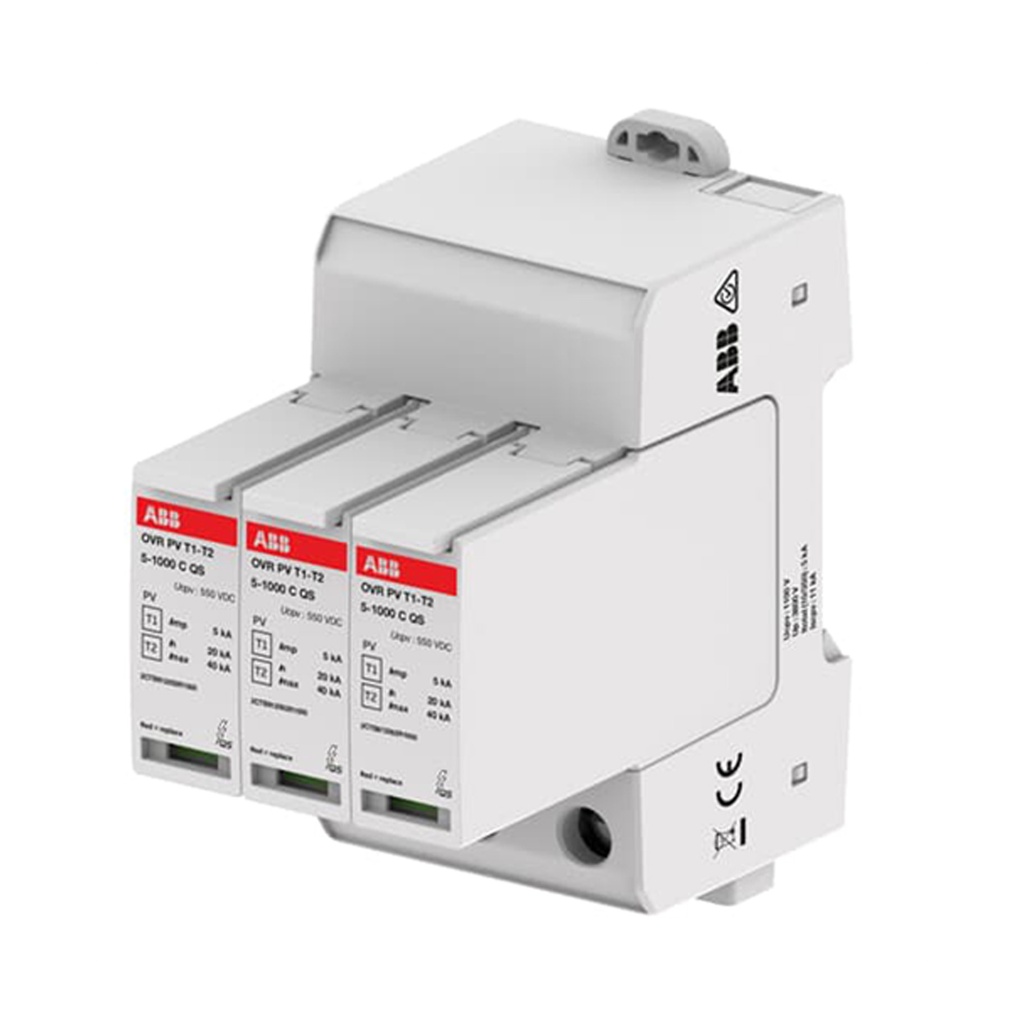 ABB Ogranicznik przepięć DC OVR PV T1-T2 5-1000 P QS, 3P