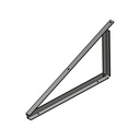 EMS Trójkąt poziomy 25 stopni, 40x40x4 (mm)