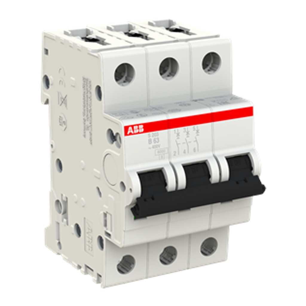 ABB SZ203-B63 wyłącznik nadmiarowo-prądowy STANDARD, 3P