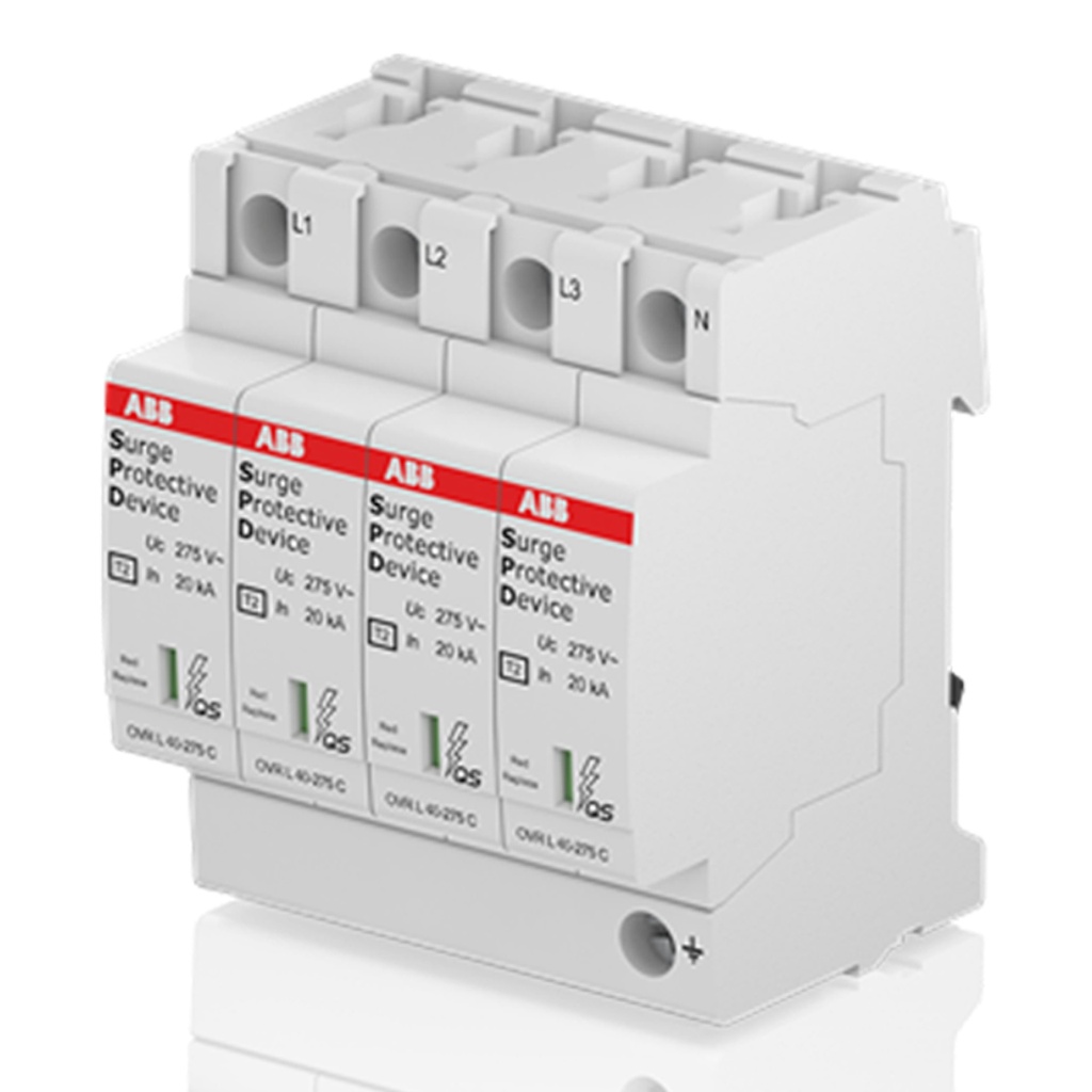 ABB Ogranicznik przepięć AC OVR T2 4L 40-275 P QS, 4P