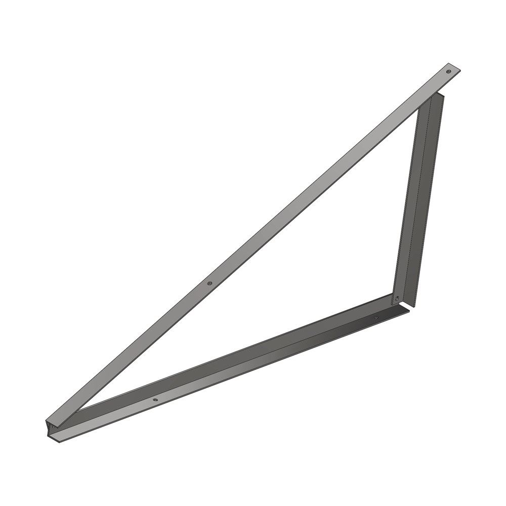 EMS Trójkąt pionowy 25 stopni, 40x40x4 (mm)