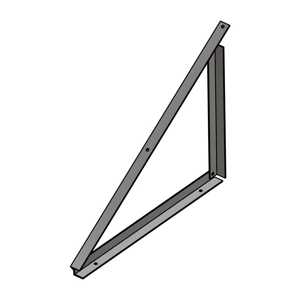 EMS Trójkąt poziomy 35 stopni, 40x40x4 (mm)