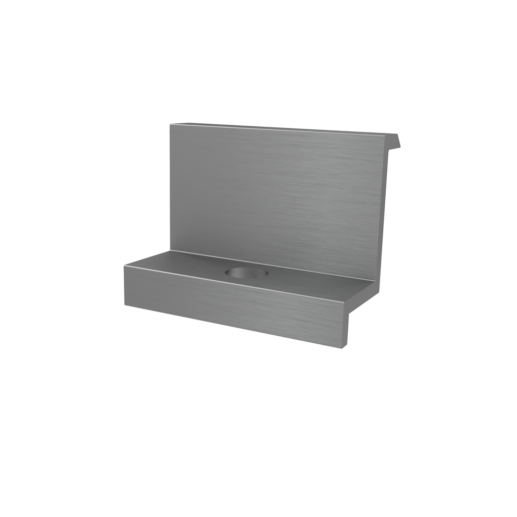 EMS End clamp H=35mm, L=50mm, silver