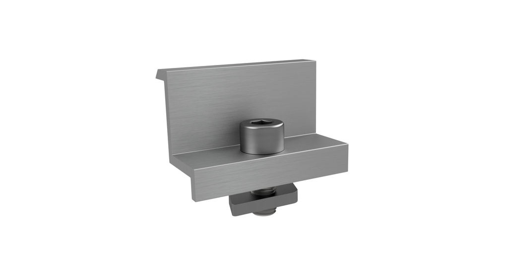 EMS Kompletna klema końcowa H=40mm, L=50mm, srebrna