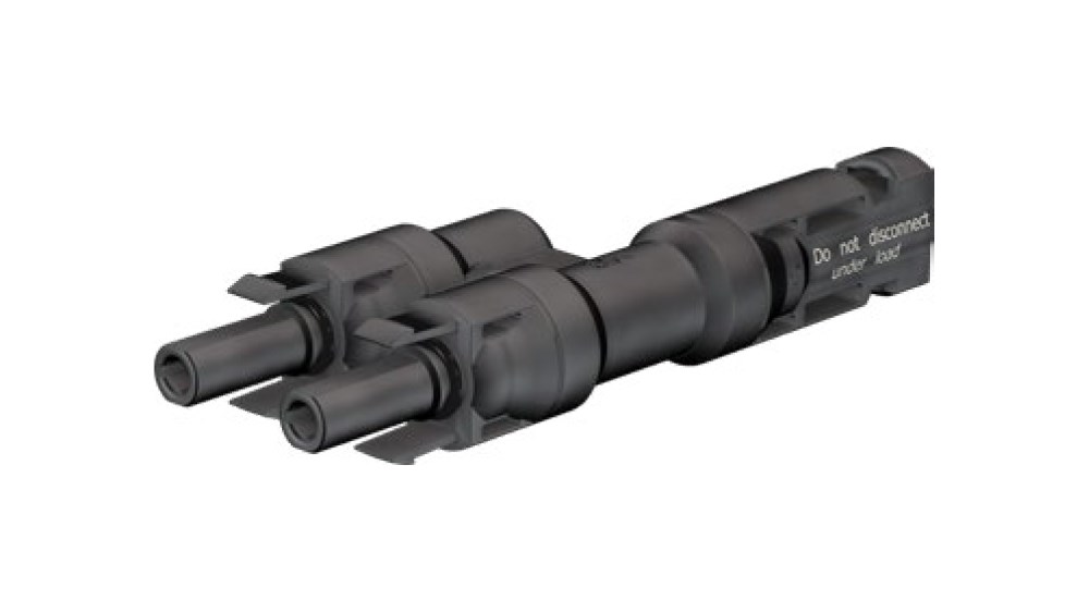 BG Trójnik do połączeń równoległych - 2 x wtyk / 1 x gniazdo - Staubli MC4-Evo2