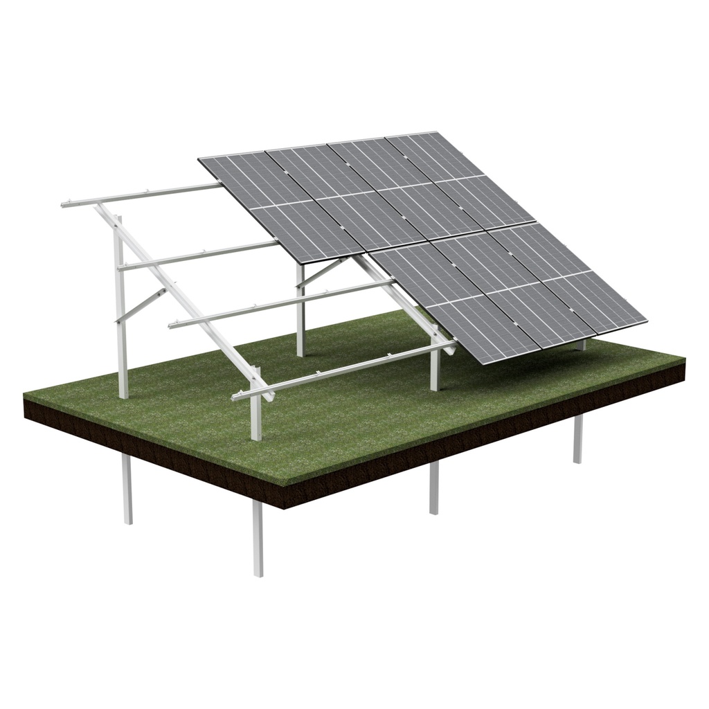 [KG-DPV 2X6 "L"] KG Stół dwupodporowy dla 12PV (2x6), układ PIONOWY, moduł do szerokości 113,5cm / wysokości 220cm