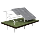 [KG-DPV 2X6 "L"] KG dual-support mounting system for 12 PV modules (2x6), VERTICAL orientation, for modules up to 113,5 cm in width / 220 cm in height