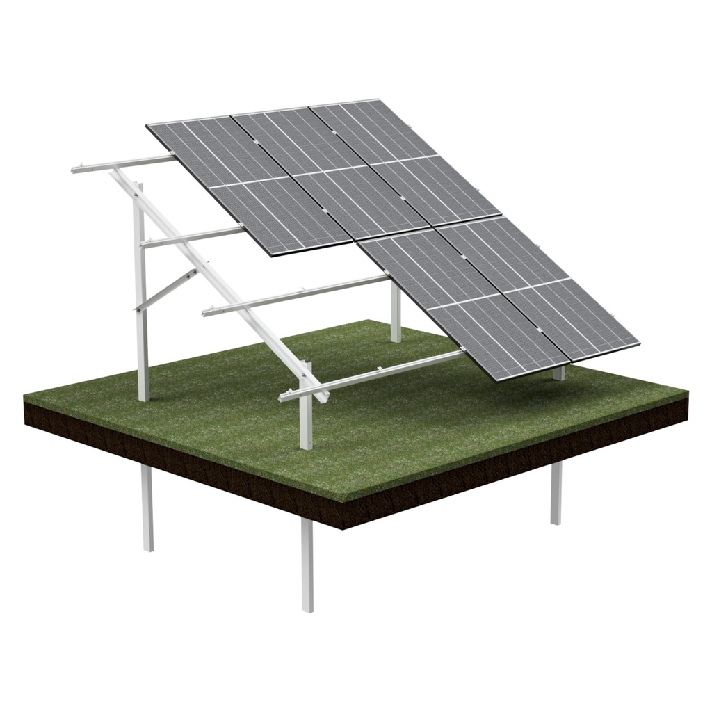 [KG-DPV 2X4 "L"] KG Stół dwupodporowy dla 8PV (2x4), układ PIONOWY, moduł do szerokości 113,5cm / wysokości 220cm