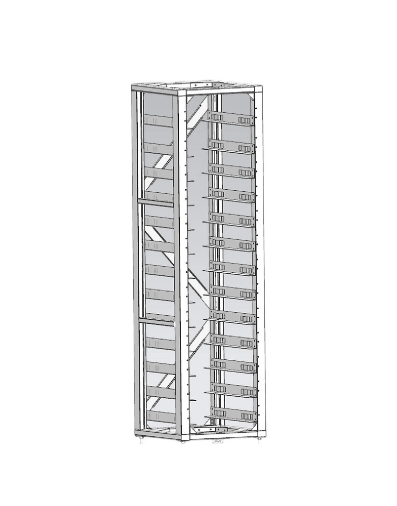 Deye szafa rack'owa do BOS-G Pro - 13 warstw, HV