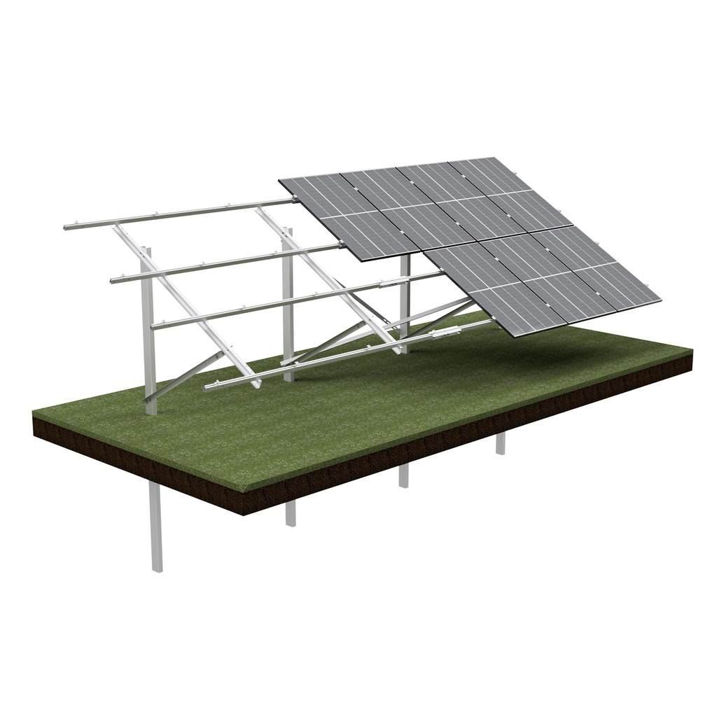 KG Stół jednopodporowy dla 14PV (2x7), układ PIONOWY, moduł do szerokości 114cm / wysokości 180cm
