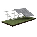 [KG_JPV 2x7] KG Konstrukcja gruntowa jednopodporowa dla 14PV (2x7), układ PIONOWY, moduł do szerokości 114cm / wysokości 180cm