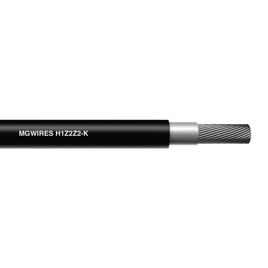 BG Przewód solarny 1m 6,0mm2 czarny H1Z2Z2