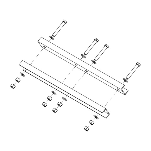 [800003] KG Zestaw śrubowy "3" łączników profili dla JPH JPV DPH4 DPH5