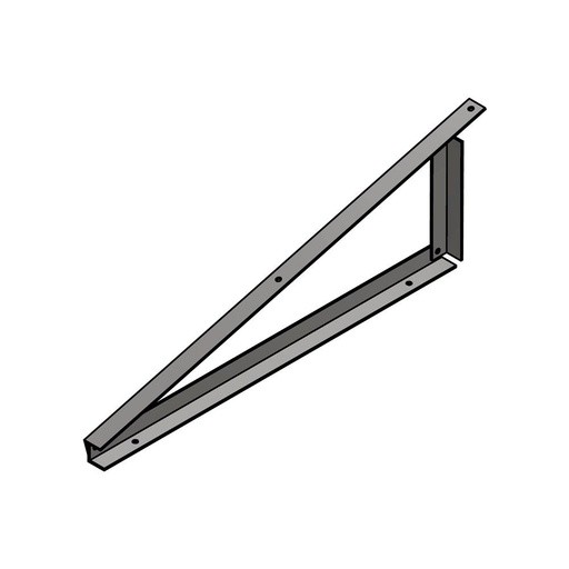 [732015] EMS Trójkąt poziomy 15 stopni, 40x40x4 (mm)