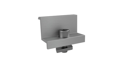 [802304-30] EMS Kompletna klema końcowa H=30mm, L=50mm, srebrna