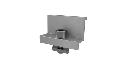 [802304-35] EMS Kompletna klema końcowa H=35mm, L=50mm, srebrna