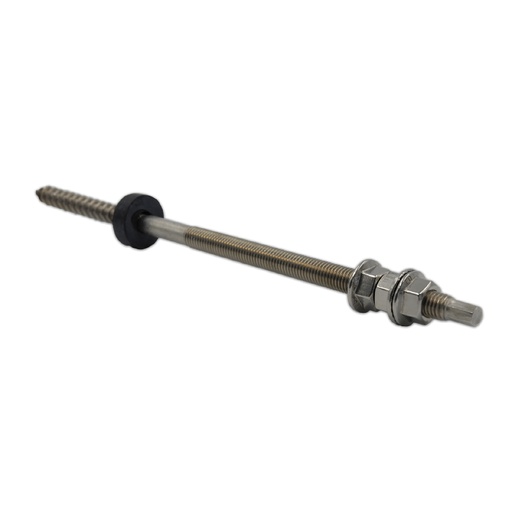 [810250] EMS Śruba z gwintem podwójnym M10 x 250 do drewna