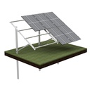 [KG_JPV 2x4] KG Konstrukcja gruntowa jednopodporowa dla 8PV (2x4), układ PIONOWY, moduł do szerokości 114cm / wysokości 180cm