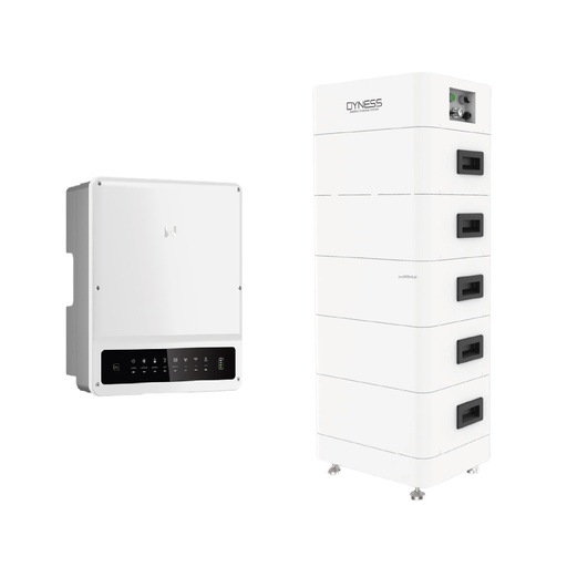Set: Dyness Tower T17 - energy storage 17.76kWh HV // (BMS + 5x batteries) + GoodWe ET PLUS+ GW10KN-ET 16A