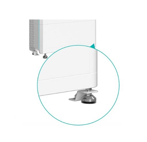 [SigenStor_Base-11170033] SigenStor mounting base with covers and adjustment
