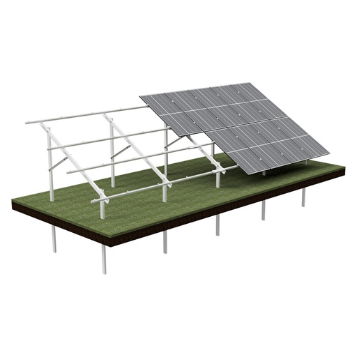 [KG-DPV 2X9 L] [KG-DPV 2X9 "L"] KG Stół dwupodporowy dla 18PV (2x9), układ PIONOWY, moduł do szerokości 113,5cm / wysokości 220cm