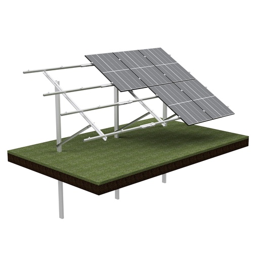 KG Stół jednopodporowy dla 10PV (2x5), układ PIONOWY, moduł do szerokości 114cm / wysokości 180cm