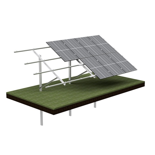 KG Stół jednopodporowy dla 12PV (2x6), układ PIONOWY, moduł do szerokości 114cm / wysokości 180cm